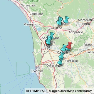 Mappa Via San Martino, 56127 Pisa PI (11.93923)
