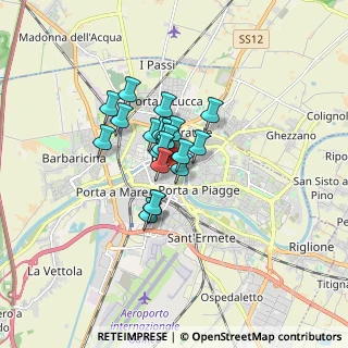 Mappa Via San Martino, 56127 Pisa PI (1.0345)