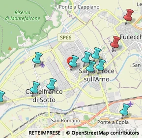 Mappa Via Marche, 56029 Santa Croce sull'Arno PI, Italia (2.20917)