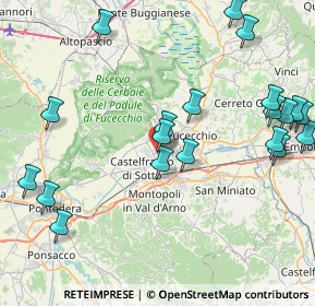 Mappa Via Marche, 56029 Santa Croce sull'Arno PI, Italia (10.2925)