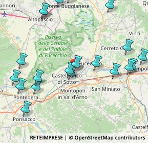 Mappa Via Marche, 56029 Santa Croce sull'Arno PI, Italia (10.431)