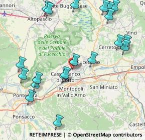 Mappa Via Marche, 56029 Santa Croce sull'Arno PI, Italia (10.4235)