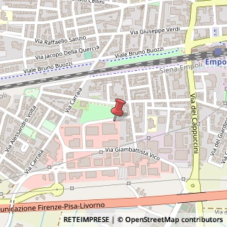 Mappa Via Antonio Pacinotti, 15, 50053 Empoli, Firenze (Toscana)