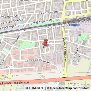 Mappa Via Francesco de Sanctis, 36, 50053 Empoli, Firenze (Toscana)