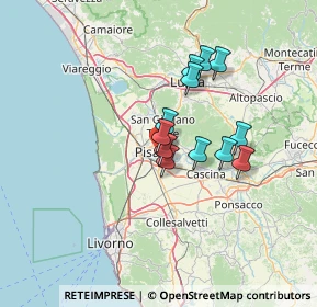 Mappa Via Ranieri Grassi, 56124 Pisa PI, Italia (10.4075)