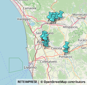 Mappa Via Ranieri Grassi, 56124 Pisa PI, Italia (10.745)