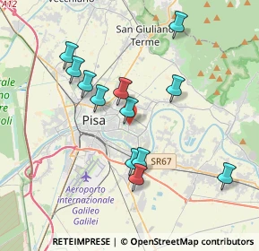 Mappa Via Ranieri Grassi, 56124 Pisa PI, Italia (3.605)