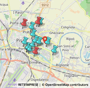 Mappa Via Ranieri Grassi, 56124 Pisa PI, Italia (1.40938)