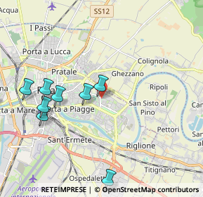 Mappa Via Ranieri Grassi, 56124 Pisa PI, Italia (2.92583)