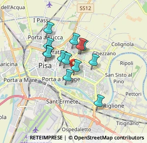 Mappa Via Pietro Nenni, 56124 Pisa PI, Italia (1.26)