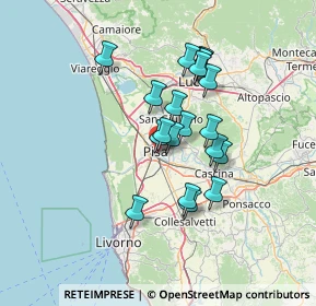 Mappa Lungarno Bruno Buozzi, 56127 Pisa PI, Italia (11.4265)