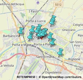 Mappa Lungarno Bruno Buozzi, 56127 Pisa PI, Italia (0.99333)