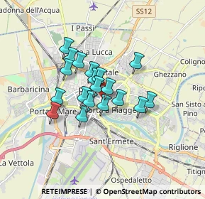 Mappa Lungarno Bruno Buozzi, 56127 Pisa PI, Italia (1.21105)