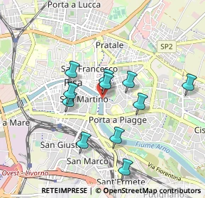 Mappa Lungarno Bruno Buozzi, 56127 Pisa PI, Italia (0.82364)