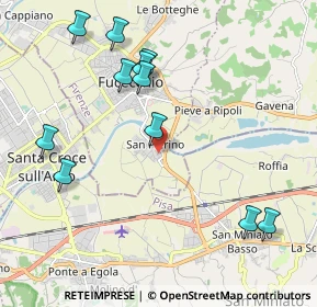 Mappa Via Sanminiatese, 50054 Fucecchio FI, Italia (2.33364)