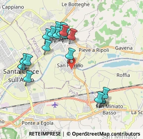 Mappa Via Sanminiatese, 50054 Fucecchio FI, Italia (2.118)