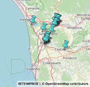 Mappa Via Silvio Luschi, 56124 Pisa PI, Italia (9.384)