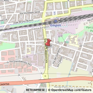 Mappa Via dei Cappuccini, 71, 50053 Empoli, Firenze (Toscana)