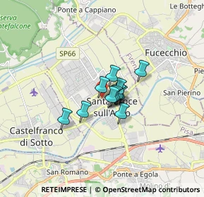 Mappa Piazza dei Partigiani, 56029 Santa Croce sull'Arno PI, Italia (0.82667)