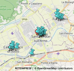 Mappa Piazza dei Partigiani, 56029 Santa Croce sull'Arno PI, Italia (1.80889)