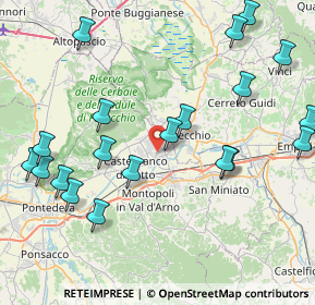 Mappa Via Giovanni Amendola, 56029 Santa Croce sull'Arno PI, Italia (10.0055)