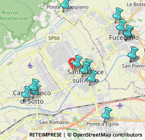 Mappa Via Giovanni Amendola, 56029 Santa Croce sull'Arno PI, Italia (2.51267)