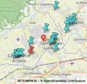 Mappa Via Giovanni Amendola, 56029 Santa Croce sull'Arno PI, Italia (2.0235)