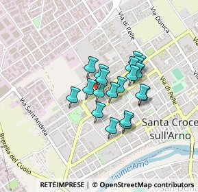 Mappa Via Giovanni Amendola, 56029 Santa Croce sull'Arno PI, Italia (0.2965)
