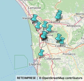 Mappa Via dei Due Arni, 56122 Pisa PI, Italia (10.14563)