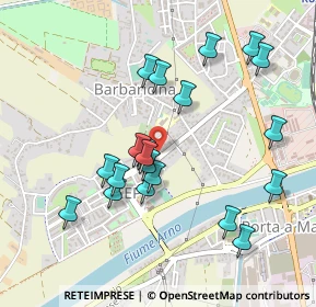 Mappa Via dei Due Arni, 56122 Pisa PI, Italia (0.48)