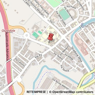 Mappa Via B. Cellini, 1, 60019 Senigallia, Ancona (Marche)