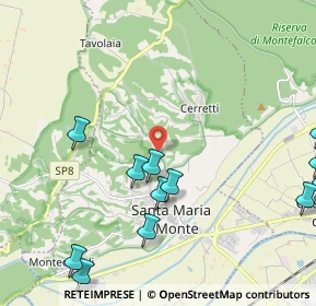 Mappa Via Falorni, 56020 Santa Maria A Monte PI, Italia (2.91538)