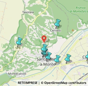 Mappa Via Falorni, 56020 Santa Maria A Monte PI, Italia (3.511)