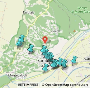 Mappa Via Falorni, 56020 Santa Maria A Monte PI, Italia (2.119)
