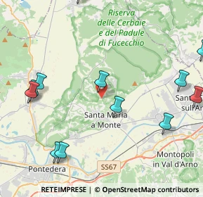Mappa Via Falorni, 56020 Santa Maria A Monte PI, Italia (5.80769)