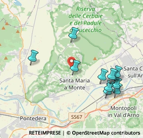 Mappa Via Falorni, 56020 Santa Maria A Monte PI, Italia (4.31273)