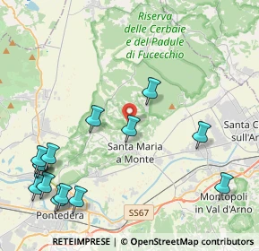 Mappa Via Falorni, 56020 Santa Maria A Monte PI, Italia (5.56071)