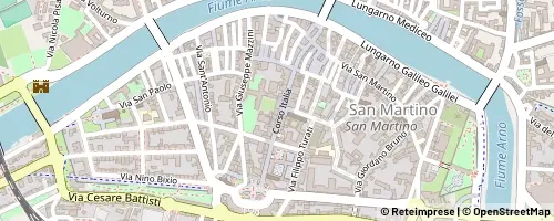 Mappa Pisa