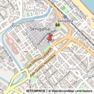 Mappa Via Cesare Battisti, 70, 60019 Senigallia, Ancona (Marche)