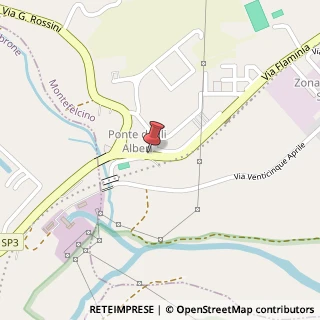 Mappa 61030 Ponte degli Alberi PU, Italia, 61030 Montefelcino, Pesaro e Urbino (Marche)