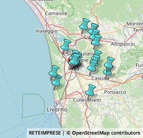 Mappa Lungarno Cosimo I dei Medici, 56122 Pisa PI, Italia (9.356)