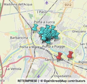 Mappa Via del Carmine, 56125 Pisa PI, Italia (0.776)
