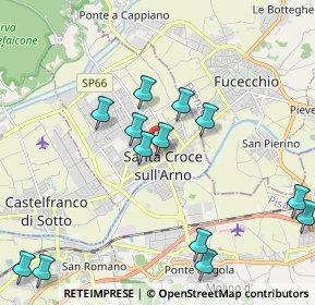 Mappa Via XXV Aprile, 56029 Santa Croce sull'Arno PI, Italia (2.32385)