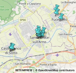 Mappa Via XXV Aprile, 56029 Santa Croce sull'Arno PI, Italia (1.58077)