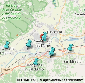 Mappa Largo Pietro Lotti, 56029 Santa Croce sull'Arno PI, Italia (3.99182)