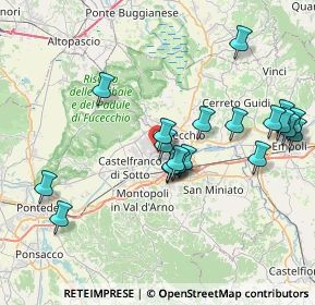 Mappa Via XXV Aprile, 56029 Santa Croce sull'Arno PI, Italia (8.045)