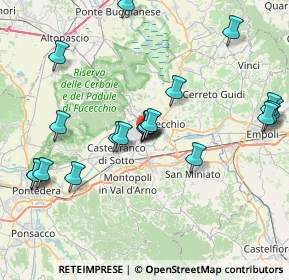 Mappa Via dei Mille, 56029 Santa Croce sull'Arno PI, Italia (8.635)