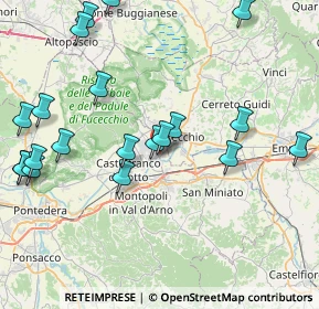 Mappa Via dei Mille, 56029 Santa Croce sull'Arno PI, Italia (9.9355)