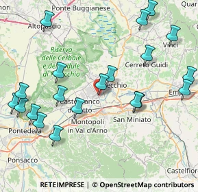 Mappa Via dei Mille, 56029 Santa Croce sull'Arno PI, Italia (10.0275)