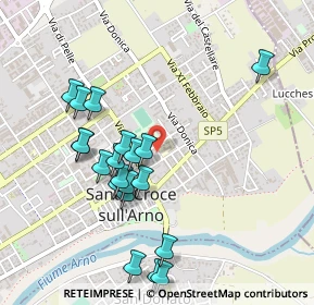 Mappa Via dei Mille, 56029 Santa Croce sull'Arno PI, Italia (0.508)